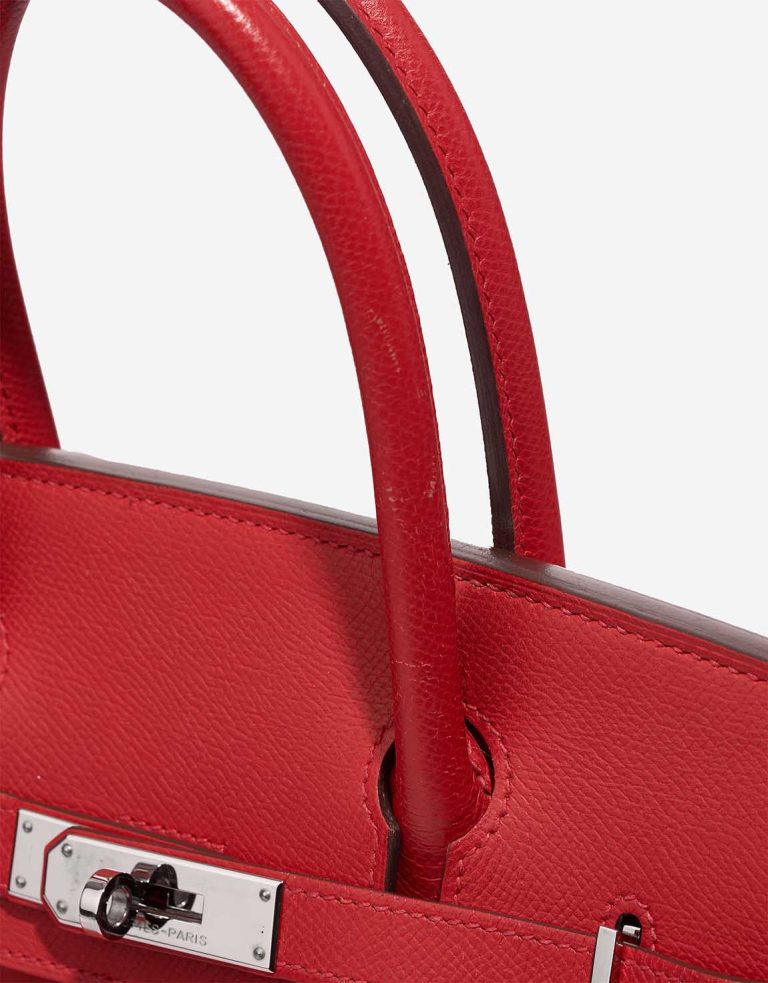 Hermès Birkin 30 Epsom Rouge Vif Gebrauchsspuren | Verkaufen Sie Ihre Designertasche