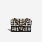 Chanel Timeless Medium Lamb / Tweed Black / White Front | Sell your designer bag