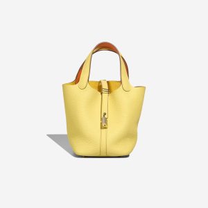 Hermès Picotin 18 Clémence Limoncello / Orange  Front | Sell your designer bag