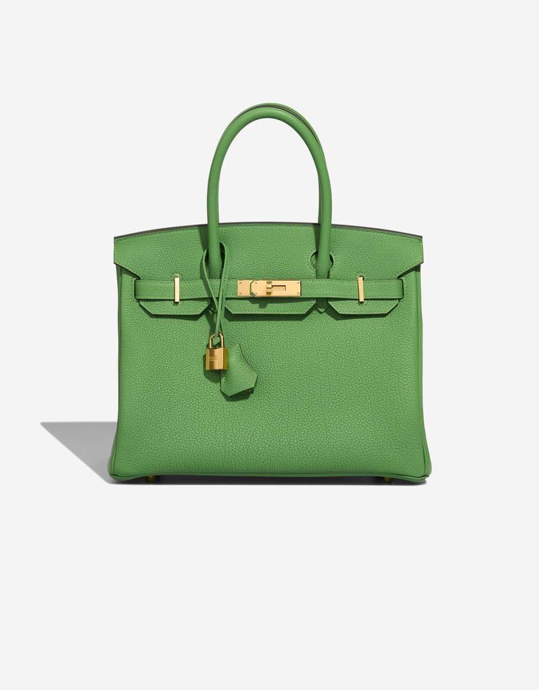 Hermès Birkin 30 Togo Vert Yucca Front | Sell your designer bag