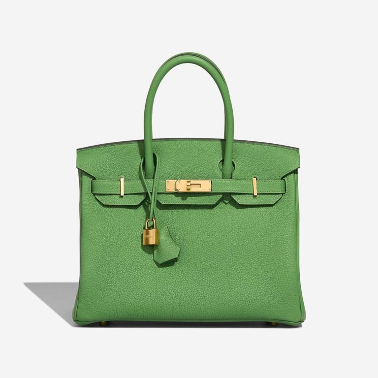 Hermès Birkin 30 Togo Vert Yucca Front | Sell your designer bag