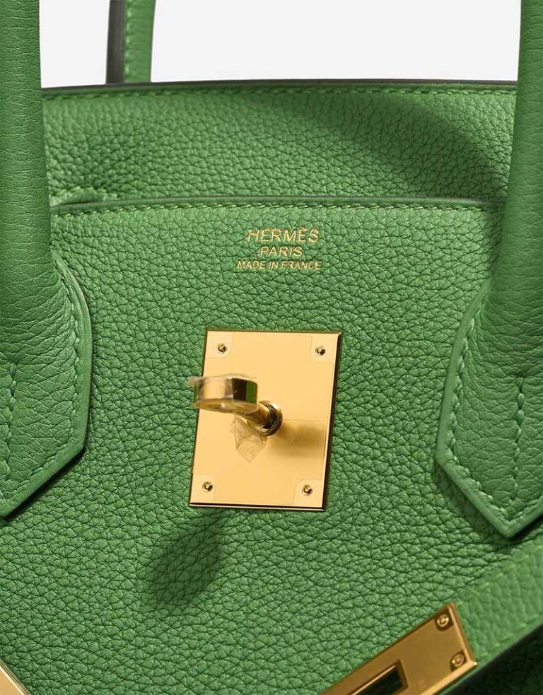 Hermès Birkin 30 Togo Vert Yucca Logo | Sell your designer bag