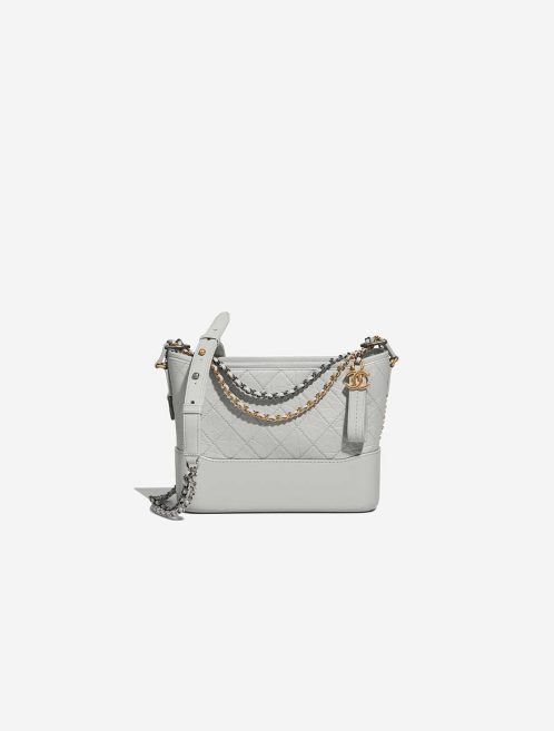 Chanel Gabrielle Small Calf Gris Clair Front | Sell your designer bag