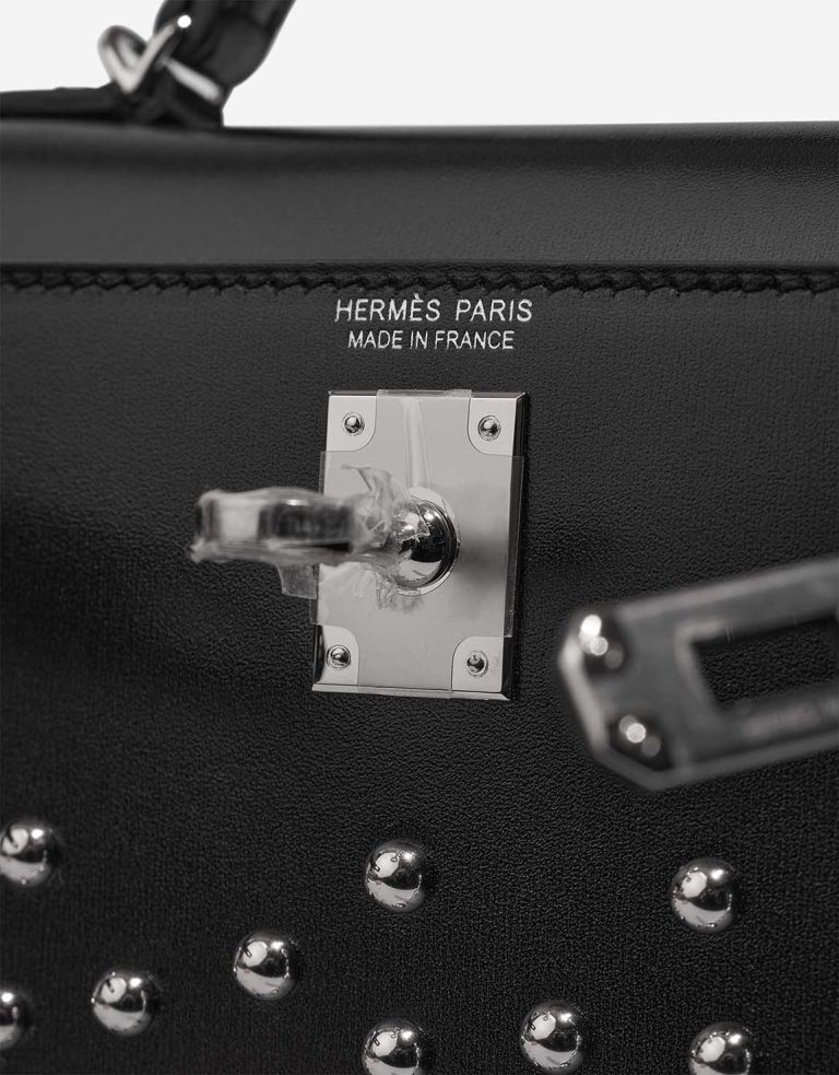 Hermès Kelly Clouté Mini Box Black Logo | Sell your designer bag