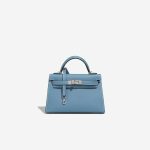 Hermès Kelly Mini Epsom Bleu Jean Front | Verkaufen Sie Ihre Designertasche