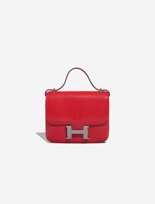 Hermès Constance 18 Salvator lézard Rouge Exotique Front | Vendez votre sac de créateur