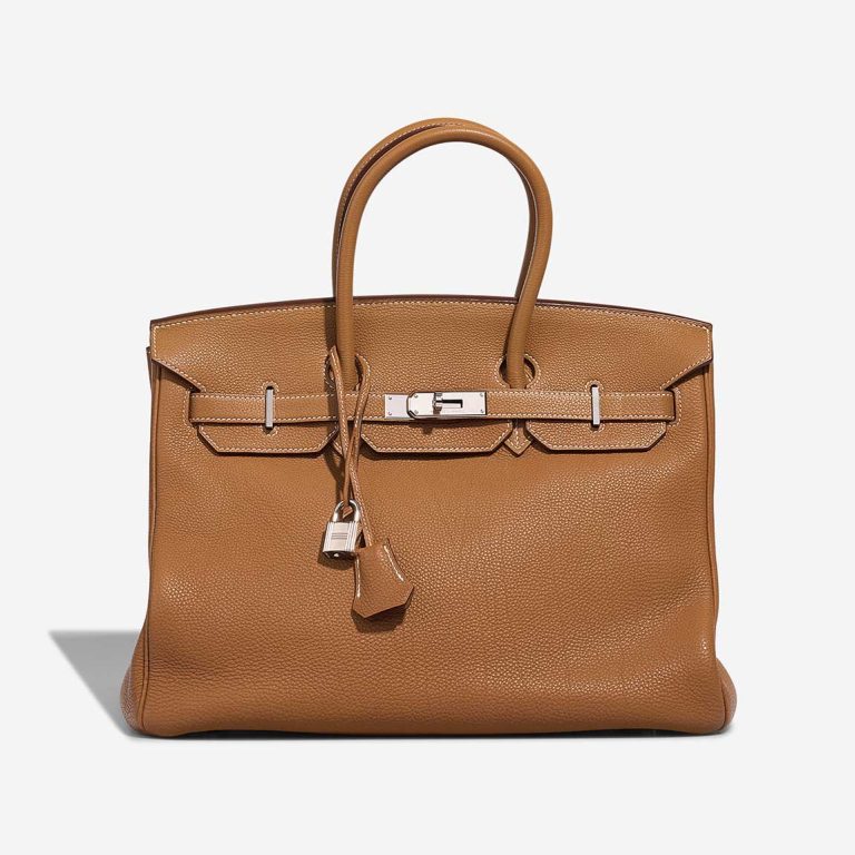 Hermès Birkin 35 Togo Gold Front | Sell your designer bag