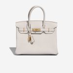 Hermès Birkin 30 Togo Gris Pâle Front | Sell your designer bag