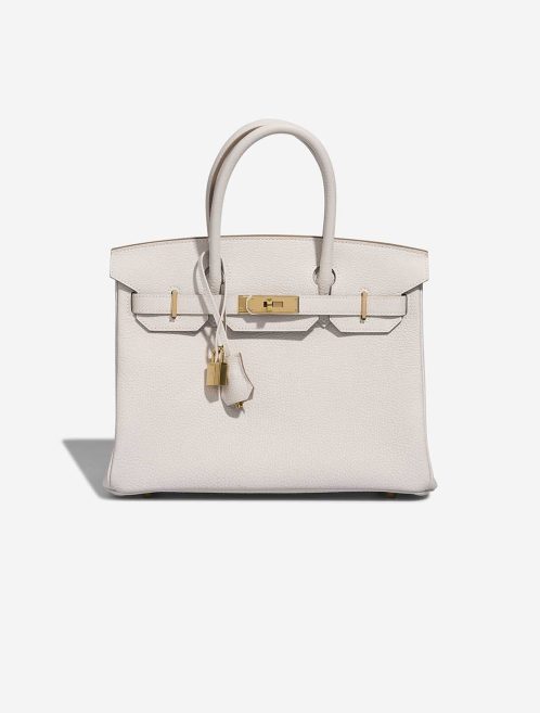 Hermès Birkin 30 Togo Gris Pâle Front | Sell your designer bag