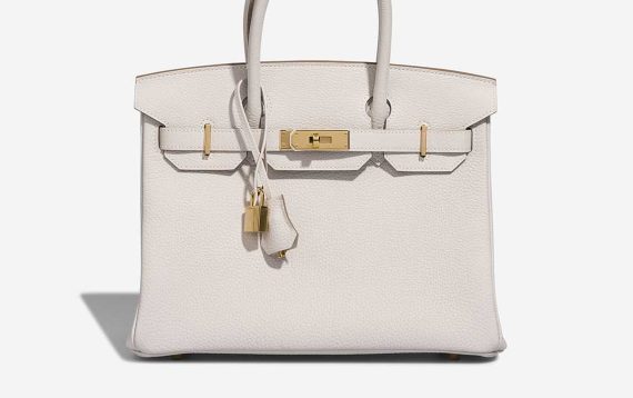 Hermès Birkin 30 Togo Gris Pâle Front | Sell your designer bag