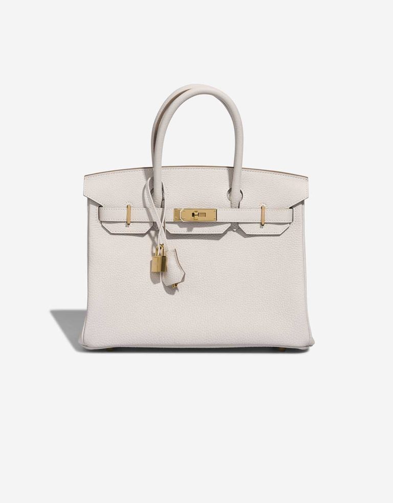 Hermès Birkin 30 Togo Gris Pâle Front | Sell your designer bag
