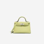 Hermès Kelly Mini Matte Alligator Jaune Bourgeon Front | Verkaufen Sie Ihre Designer-Tasche