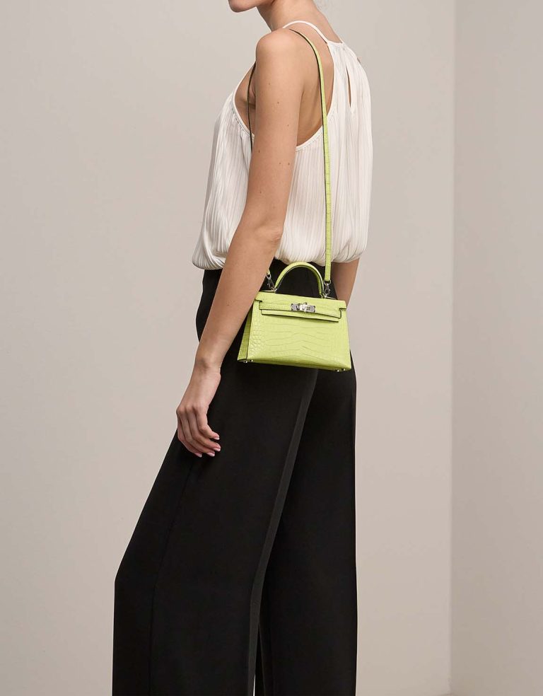 Hermès Kelly Mini Matte Alligator Jaune Bourgeon Front | Sell your designer bag