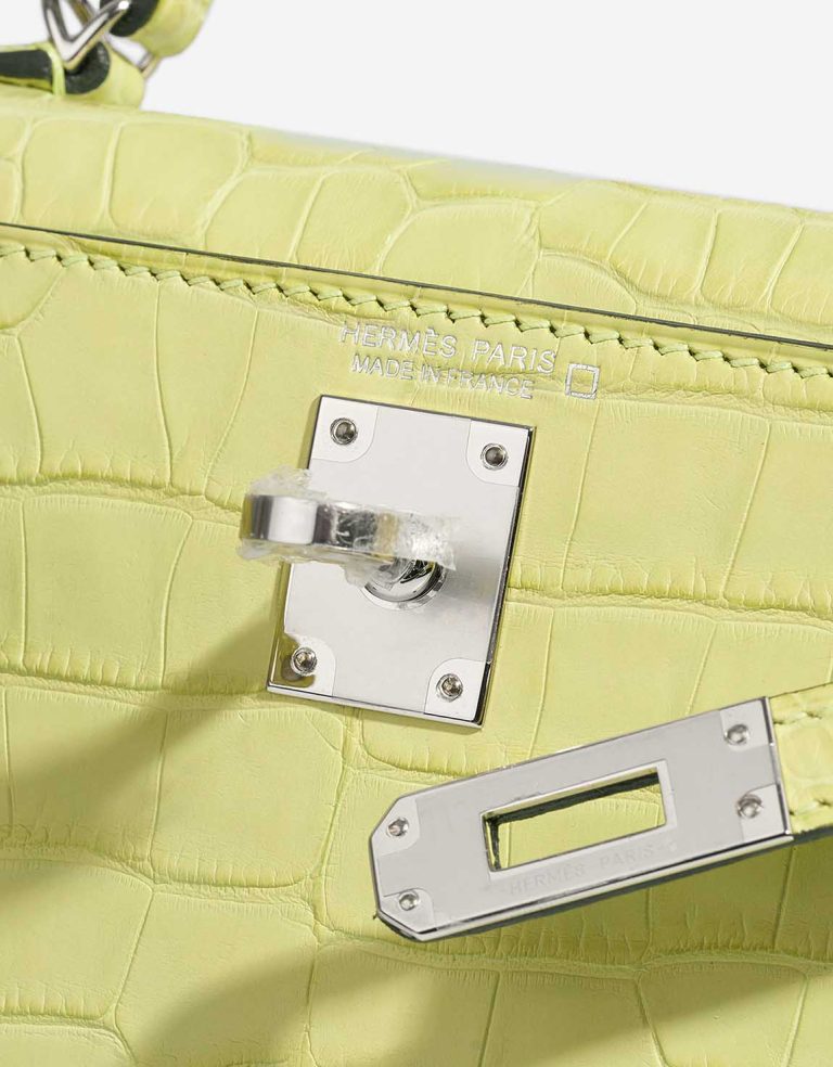 Hermès Kelly Mini Matte Alligator Jaune Bourgeon Logo | Sell your designer bag