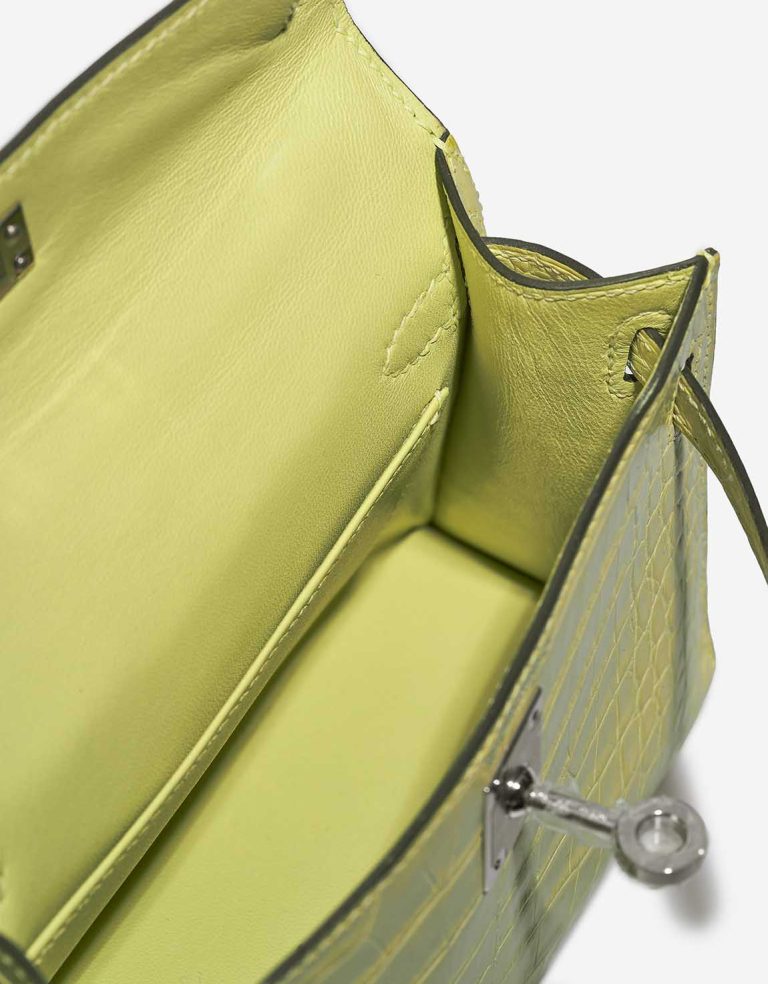 Hermès Kelly Mini Matte Alligator Jaune Bourgeon Inside | Sell your designer bag