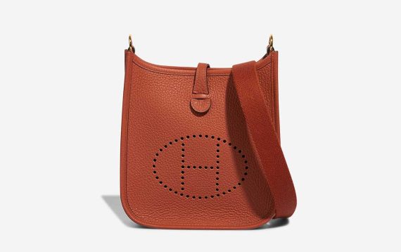 Hermès Evelyne 16 Taurillon Clémence Cuivre Front | Sell your designer bag