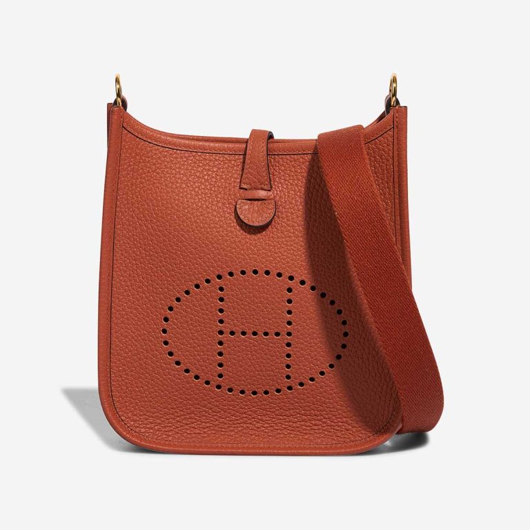 Hermès Evelyne 16 Taurillon Clémence Cuivre Front | Vendre votre sac de créateur