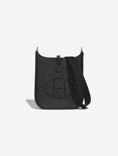 Hermès Evelyne 16 Filzschutz / Swift Graphit / Schwarz Front | Verkaufen Sie Ihre Designer-Tasche