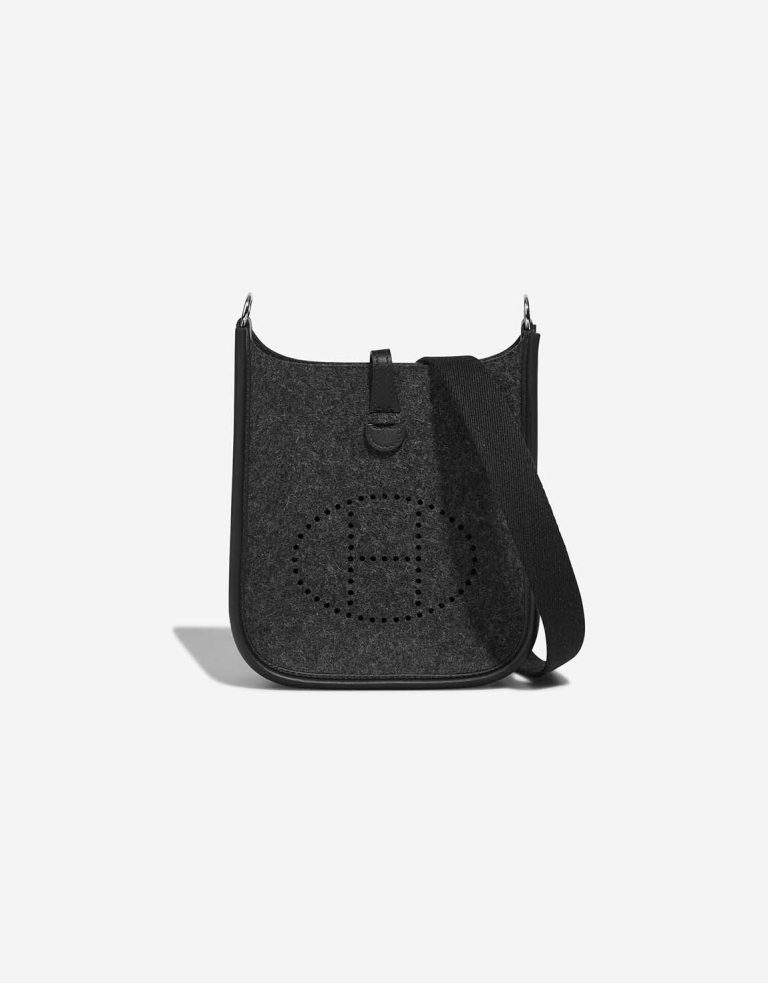 Hermès Evelyne 16 Felt / Swift Graphite / Black Front | Sell your designer bag