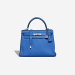 Hermès Kelly 28 Togo Bleu Mykonos Front | Vendre votre sac de créateur