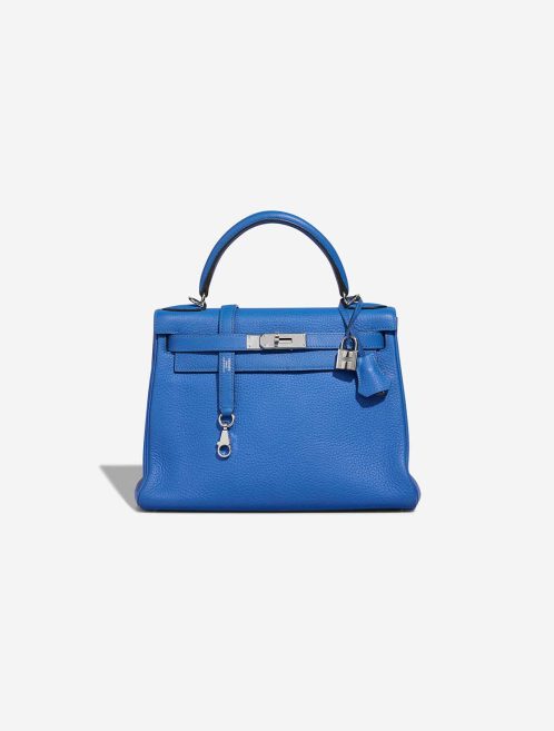Hermès Kelly 28 Togo Bleu Mykonos Front | Verkaufen Sie Ihre Designertasche