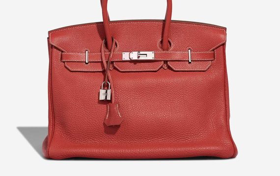 Hermès Birkin 35 Clémence Sanguine Front | Sell your designer bag