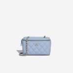 Chanel Vanity Small Caviar-Leder Light Blue Front | Verkaufen Sie Ihre Designer-Tasche