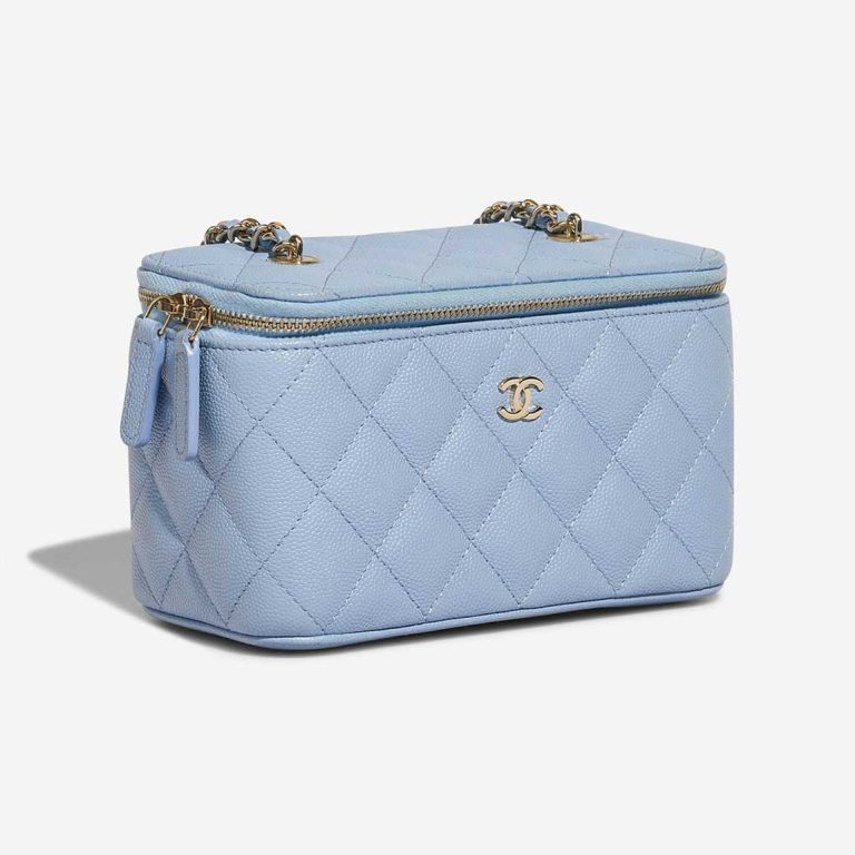 Chanel Vanity Small Caviar-Leder Hellblau | Verkaufen Sie Ihre Designer-Tasche