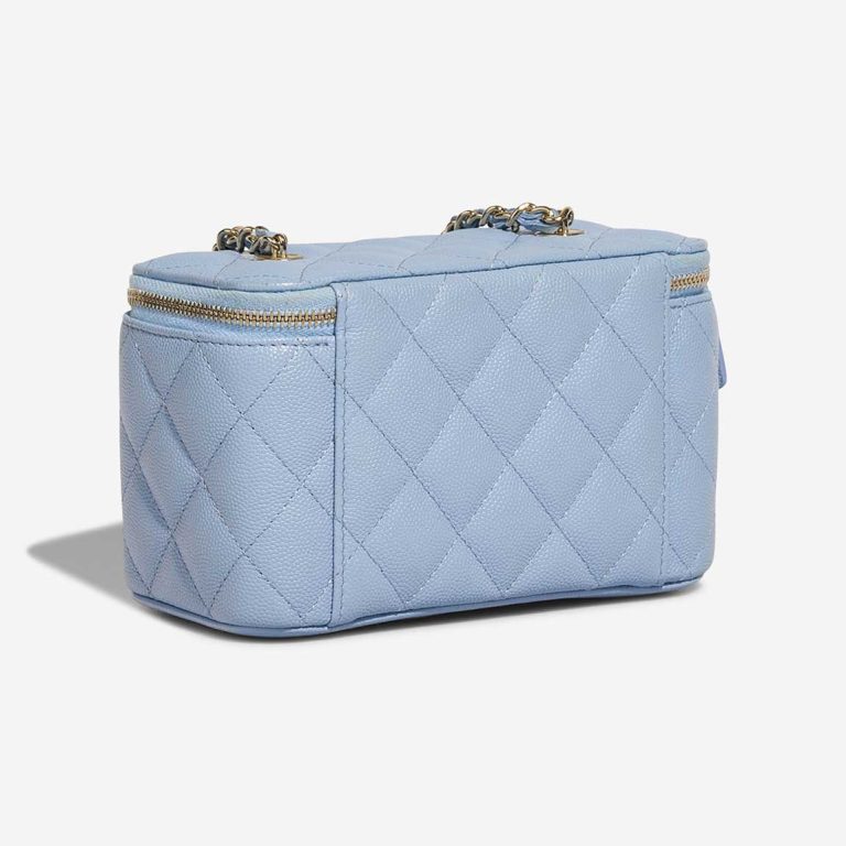 Chanel Vanity Small Caviar-Leder Hellblau | Verkaufen Sie Ihre Designer-Tasche