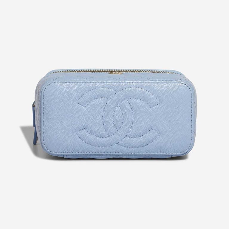 Chanel Vanity Small Caviar-Leder Hellblau | Verkaufen Sie Ihre Designer-Tasche