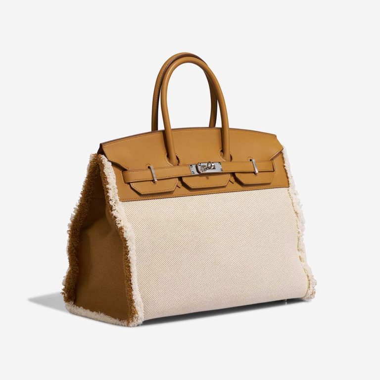 Hermès Birkin Fray 35 Toile / Swift Sésame / Écru | Sell your designer bag