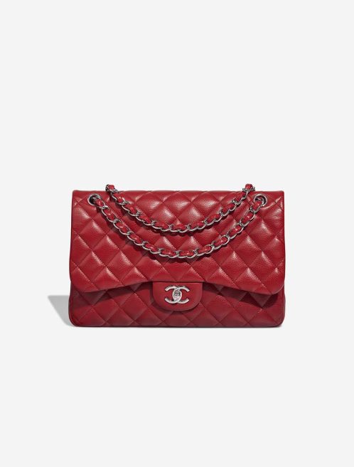 Chanel Timeless Jumbo Caviar Red Front | Sell your designer bag