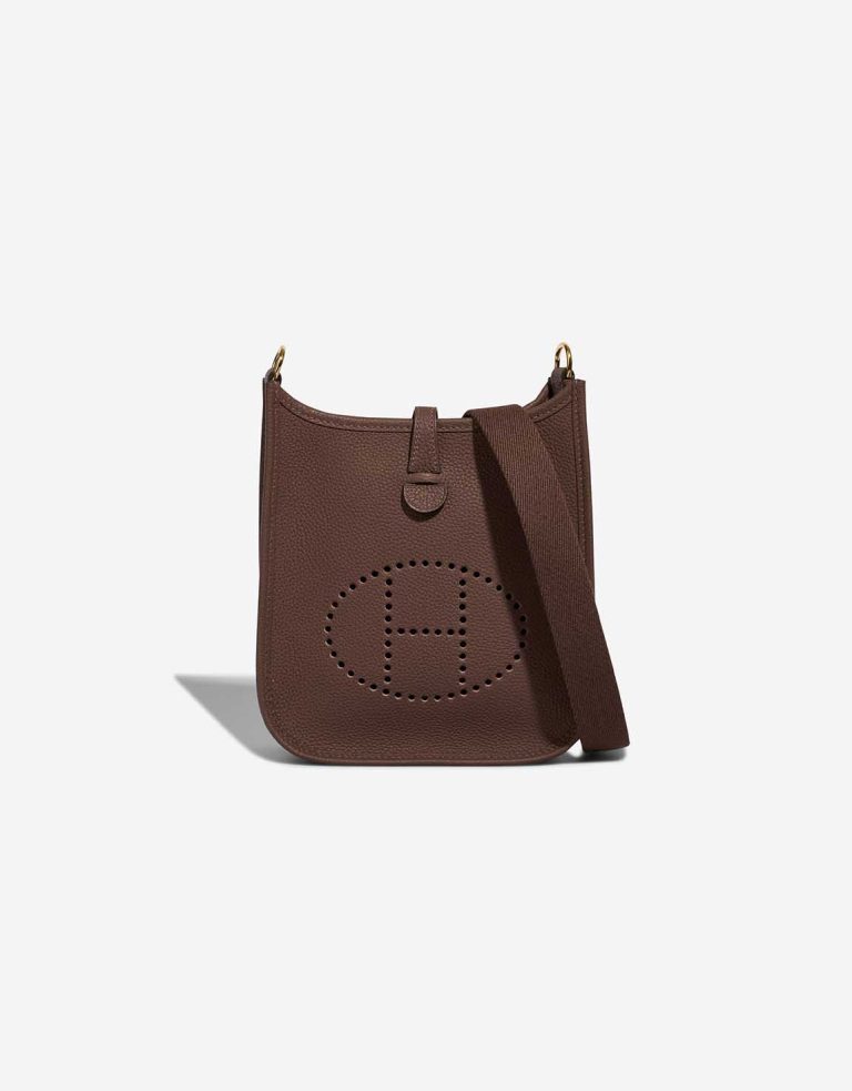 Hermès Evelyne 16 Taurillon Clémence Cacao Front | Sell your designer bag