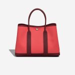 Hermès Garden Party 30 Toile / Taurillon Clémence Rose Texas / Rouge H Front | Sell your designer bag