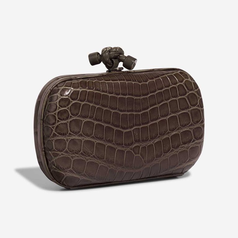 Bottega Veneta Knot Clutch Crocodile Brown | Sell your designer bag