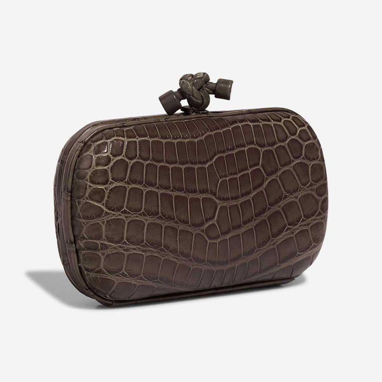 Bottega Veneta Knot Clutch Crocodile Brown | Sell your designer bag