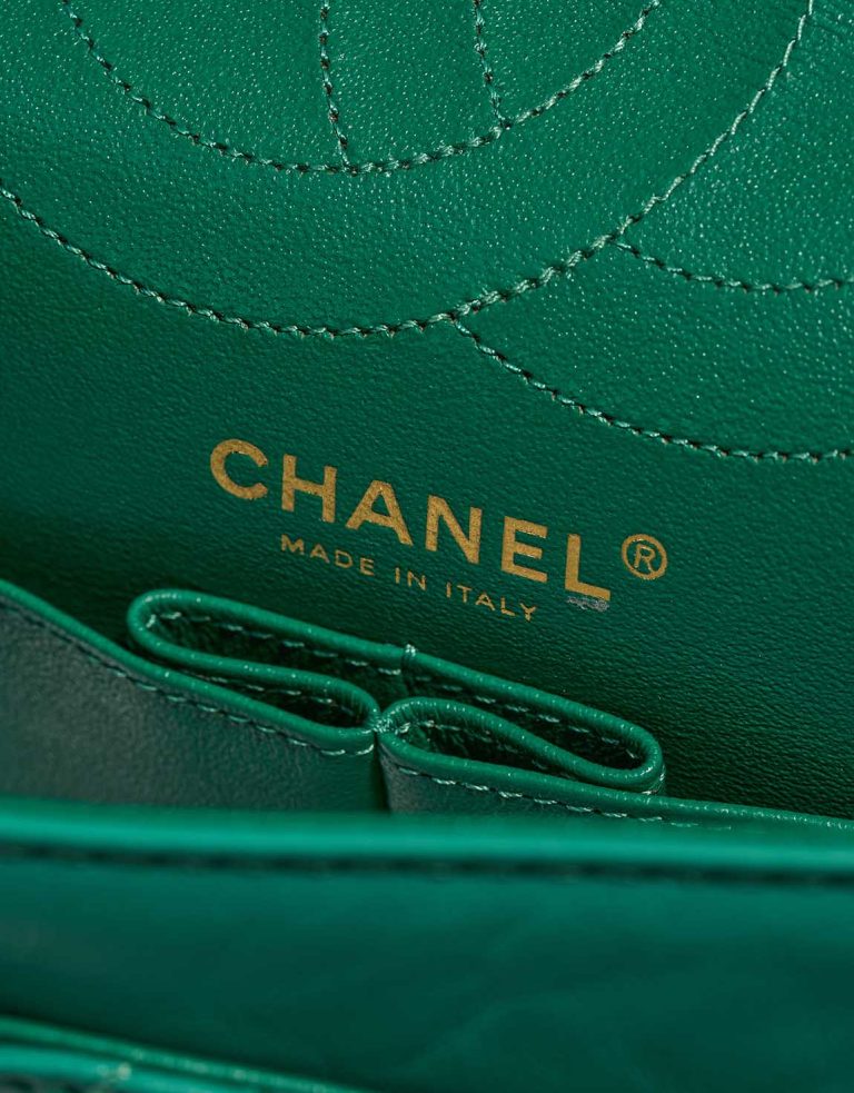 Chanel 2.55 Reissue 225 Aged Calf Green Logo | Sell your designer bag