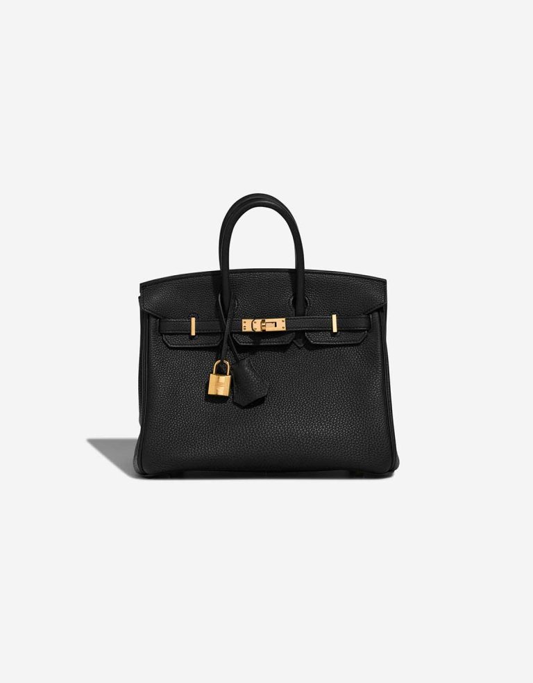 Hermès Birkin 25 Togo Black  Front | Sell your designer bag