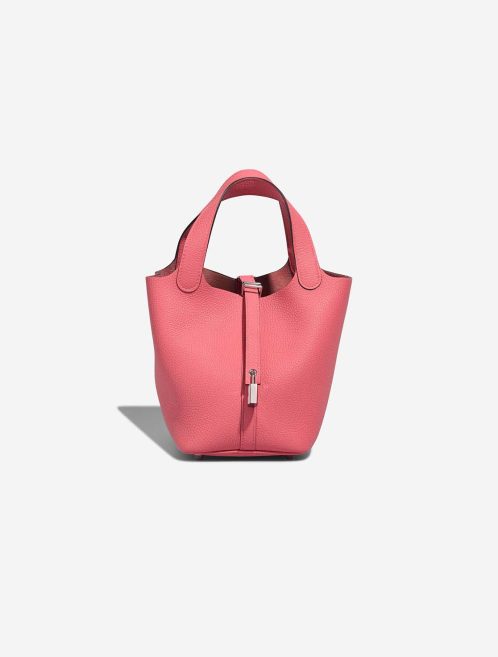 Hermès Picotin 18 Clémence Rose Azalée Front | Sell your designer bag