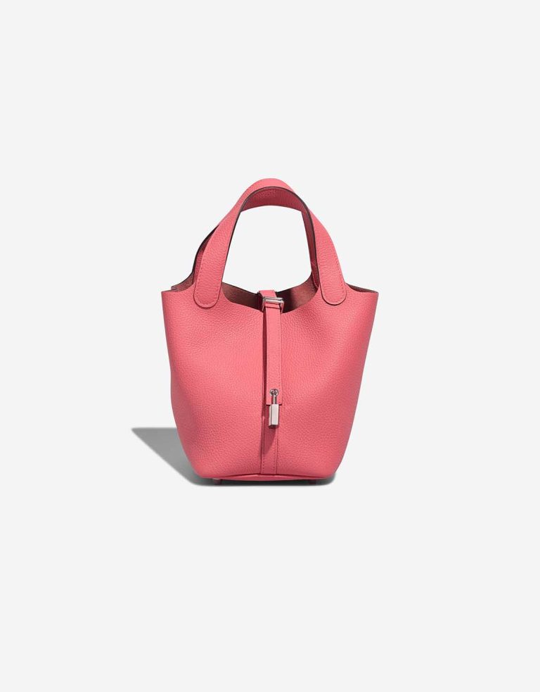 Hermès Picotin 18 Clémence Rose Azalée Front | Verkaufen Sie Ihre Designertasche