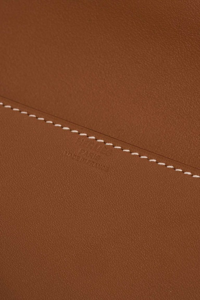 Pochette Hermès Birkin Shadow Cut Swift Gold Logo | Vendez votre sac de créateur