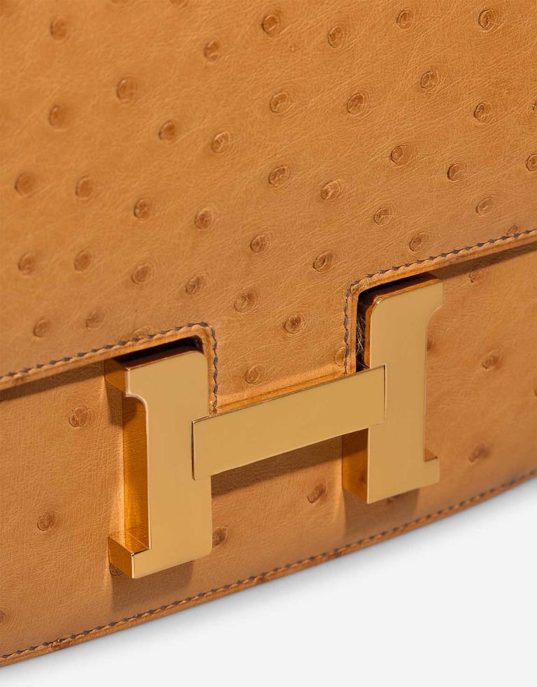 Hermès Constance 18 Ostrich Gold Closing System | Sell your designer bag