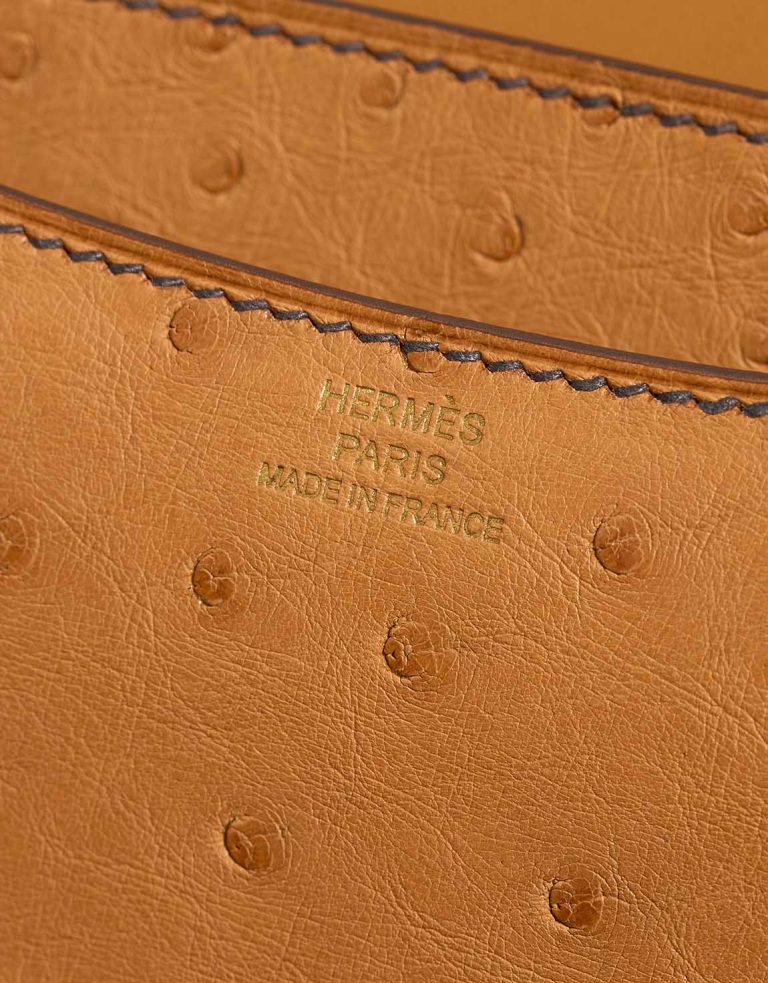 Hermès Constance 18 Ostrich Gold Logo | Sell your designer bag