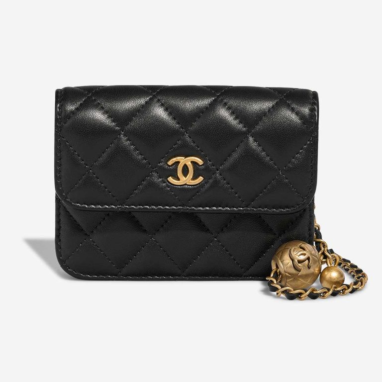 Chanel Timeless Belt Bag Lamb Black Front | Sell your designer bag