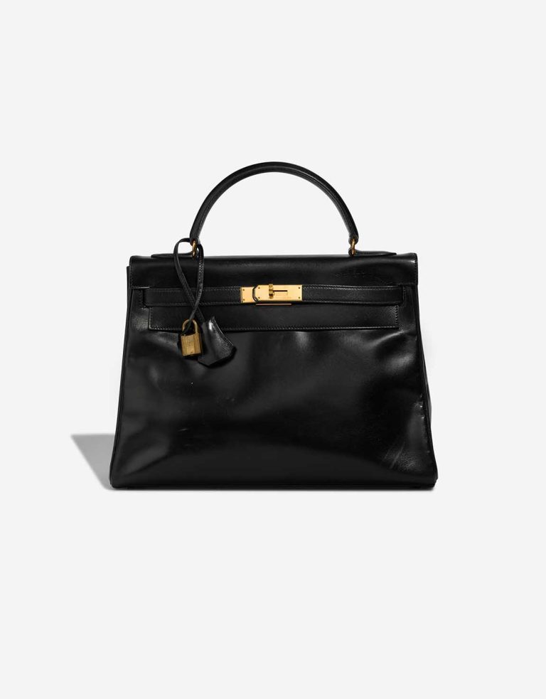 Hermès Kelly 32 Box Noir Front | Vendez votre sac de créateur