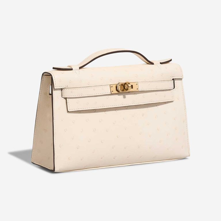 Hermès Kelly Pochette Mini Ostrich Nata | Sell your designer bag