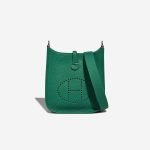 Hermès Evelyne 16 Taurillon Clémence Vert Vertigo Front | Verkaufen Sie Ihre Designertasche