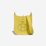 Hermès Evelyne 16 Taurillon Clémence Lime Front | Sell your designer bag