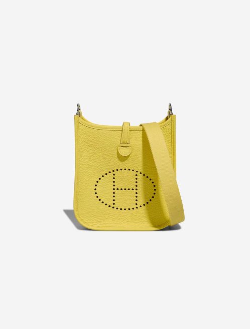 Hermès Evelyne 16 Taurillon Clémence Lime Front | Sell your designer bag