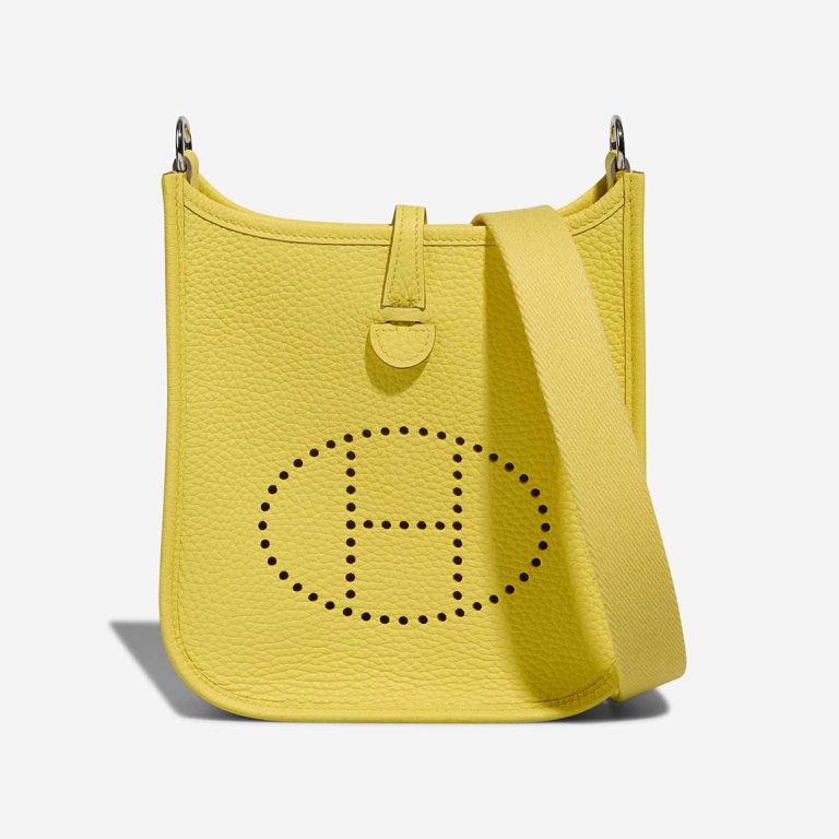 Hermès Evelyne 16 Taurillon Clémence Lime Front | Vendez votre sac de créateur